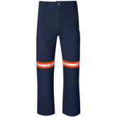 Artisan Premium 100% Cotton Pants - Reflective Legs - Orange Tape