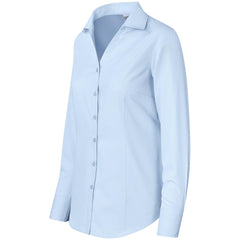 Ladies Long Sleeve Carolina Shirt - Sky Blue