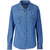 Ladies Long Sleeve Eastwood Denim Shirt