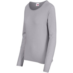 Ladies Long Sleeve Portland T-Shirt - Grey