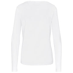 Ladies Long Sleeve Portland T-Shirt - White