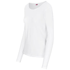 Ladies Long Sleeve Portland T-Shirt - White
