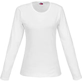 Ladies Long Sleeve Portland T-Shirt - White
