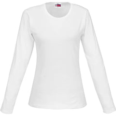 Ladies Long Sleeve Portland T-Shirt - White