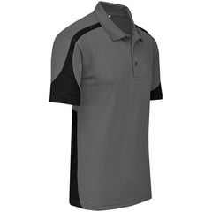 Mens Talon Golf Shirt - Grey