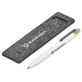 Okiyo Mimo Recycled Aluminium Ball Pen - Solid White