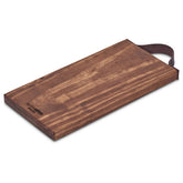 Serendipio Small Tea Time Wooden Tray with Leather Strap