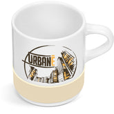Kooshty Kaleido Sublimation Ceramic Mug - 320ml - Cream