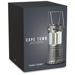 Swiss Cougar Cape Town Lantern & Wireless Charging Power Bank - 4 000mAh