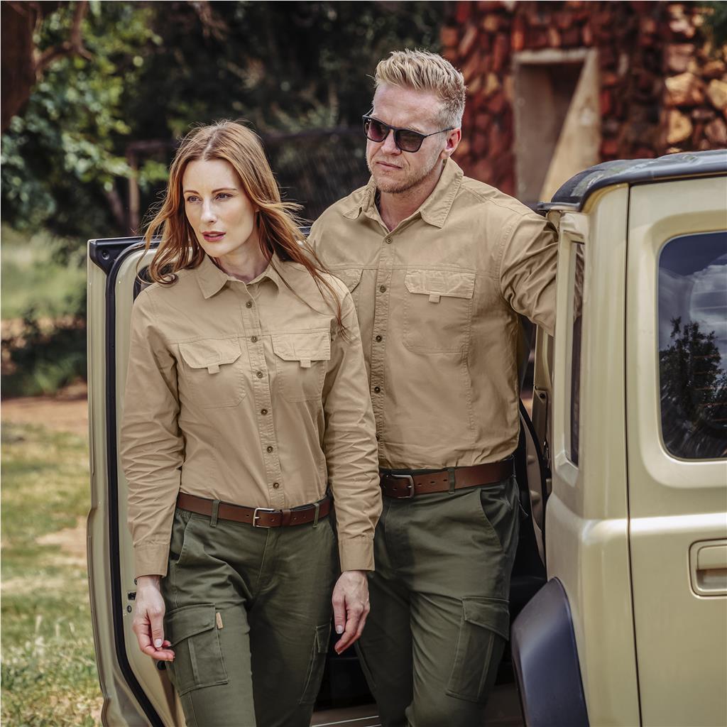 Mens Long Sleeve Mawenzi Twill Shirt
