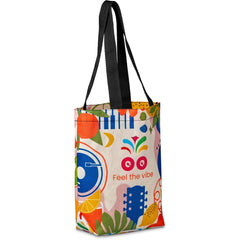 Pre-Printed Sample Hoppla Bayside Recycled PET Stitch-Bond Shopper