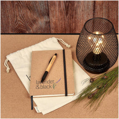 Okiyo Noto Cork & Bamboo Notebook & Pen Set