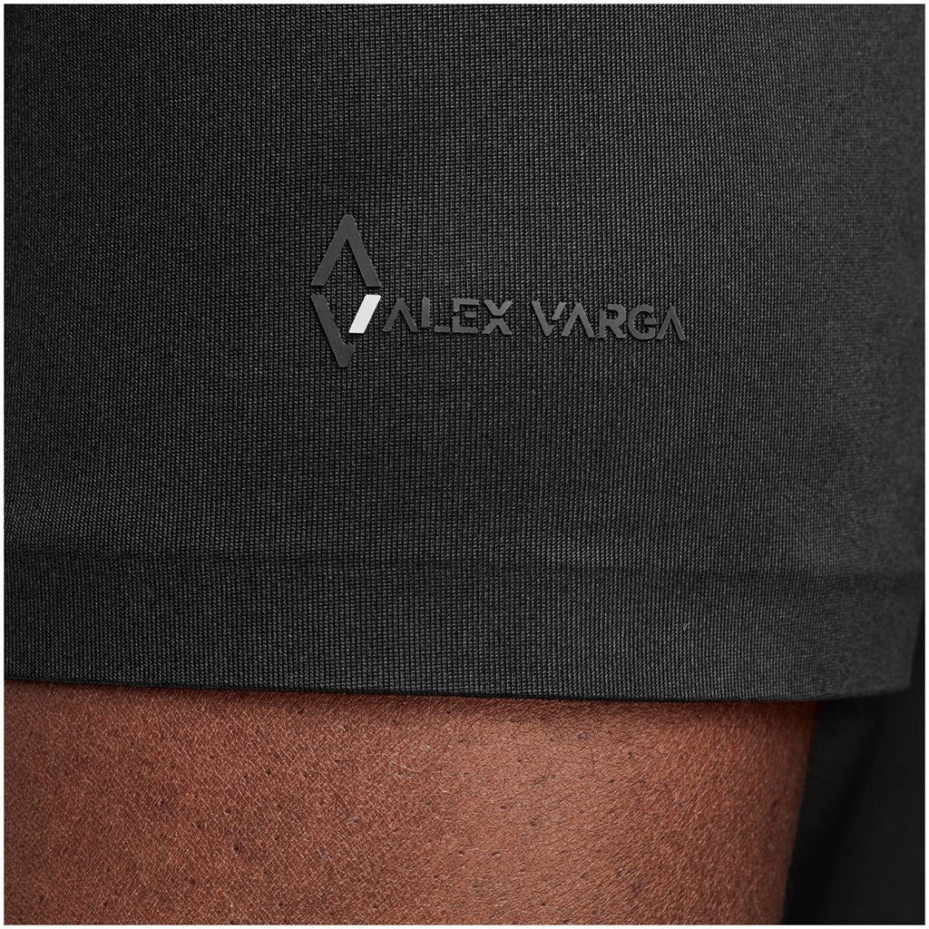 Mens Alex Varga Questana Seamless Golf Shirt - Black