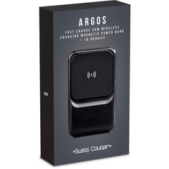 Swiss Cougar Argos Fast Charge 20W Wireless Charging Magnetic Power Bank - 10 000mAh