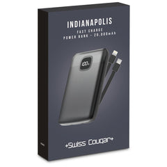 Swiss Cougar Indianapolis Fast Charge 22.5W Power Bank - 20 000mAh
