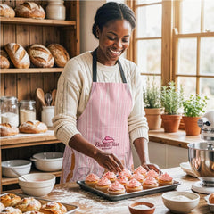 Pre-Printed Sample Hoppla Simma Recycled PET Stitch-Bond Apron