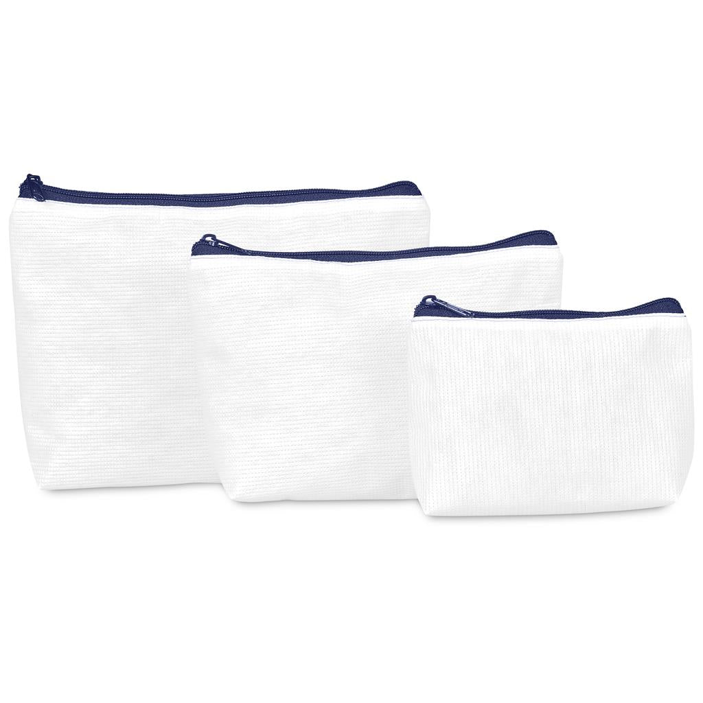 Pre-Production Sample Hoppla Recycled PET Stitch-Bond Mini Toiletry Bag