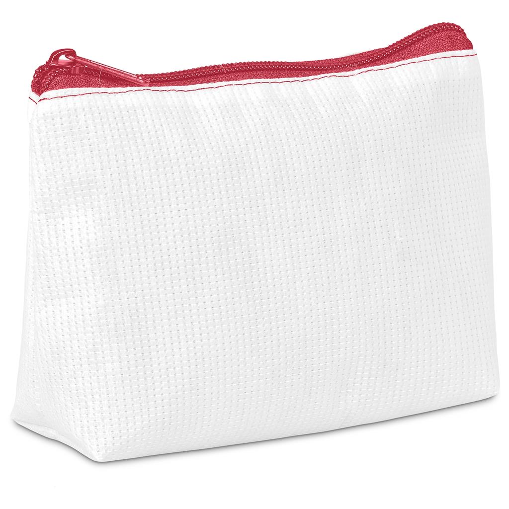 Pre-Production Sample Hoppla Recycled PET Stitch-Bond Mini Toiletry Bag