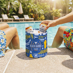 Pre-Production Sample Hoppla Coldford Polyester Collapsible Ice Bucket