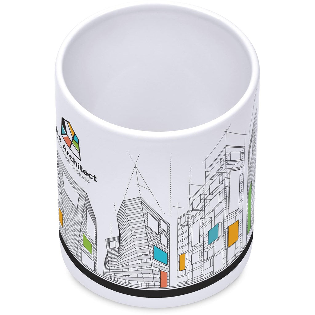 Altitude Mural Sublimation Ceramic Stationery Cup (Excludes Content)